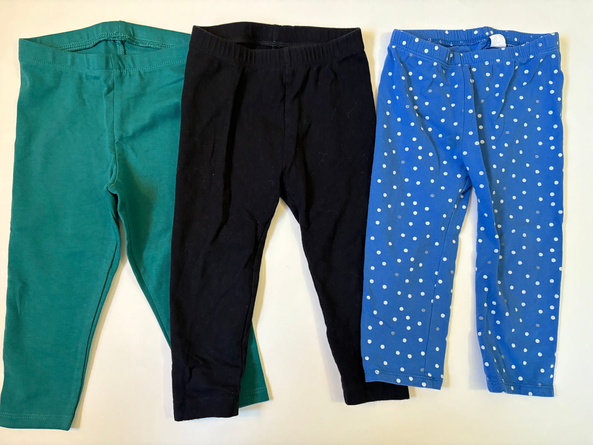 Seller 186 - Girls 18 Month Leggings ( Set of 3) - VGUC