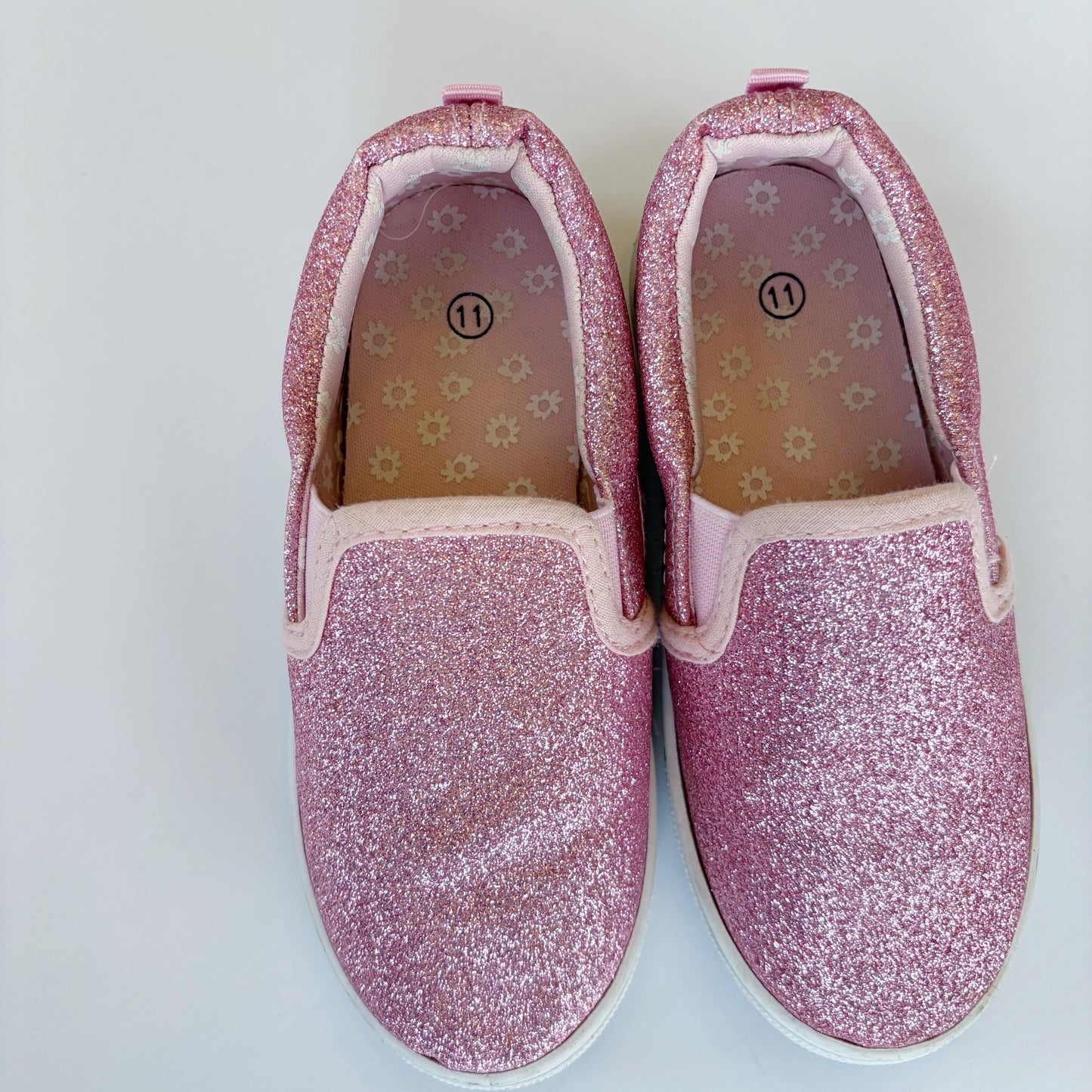 #79 | Size 11 | Girls Pink Sparkle Sneakers