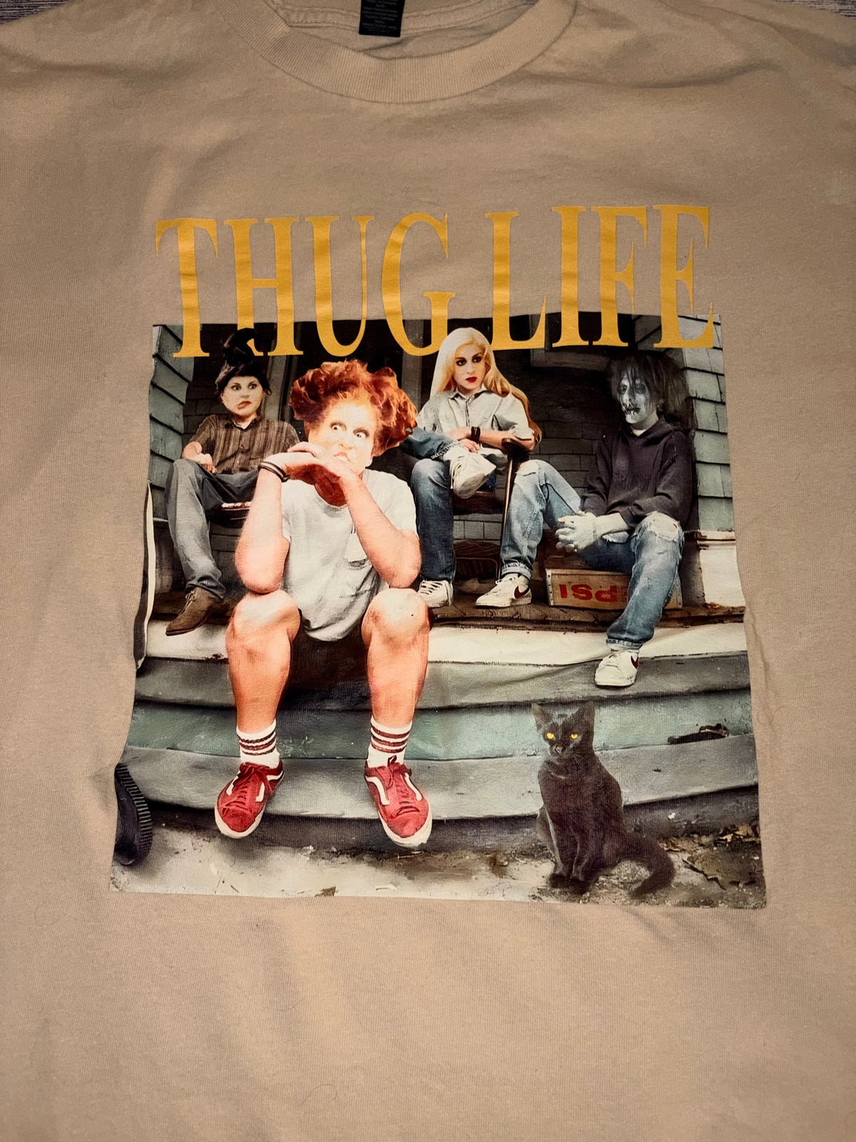 Seller 124 Gildan Women’s Medium Hocus Pocus Thug Life Tee