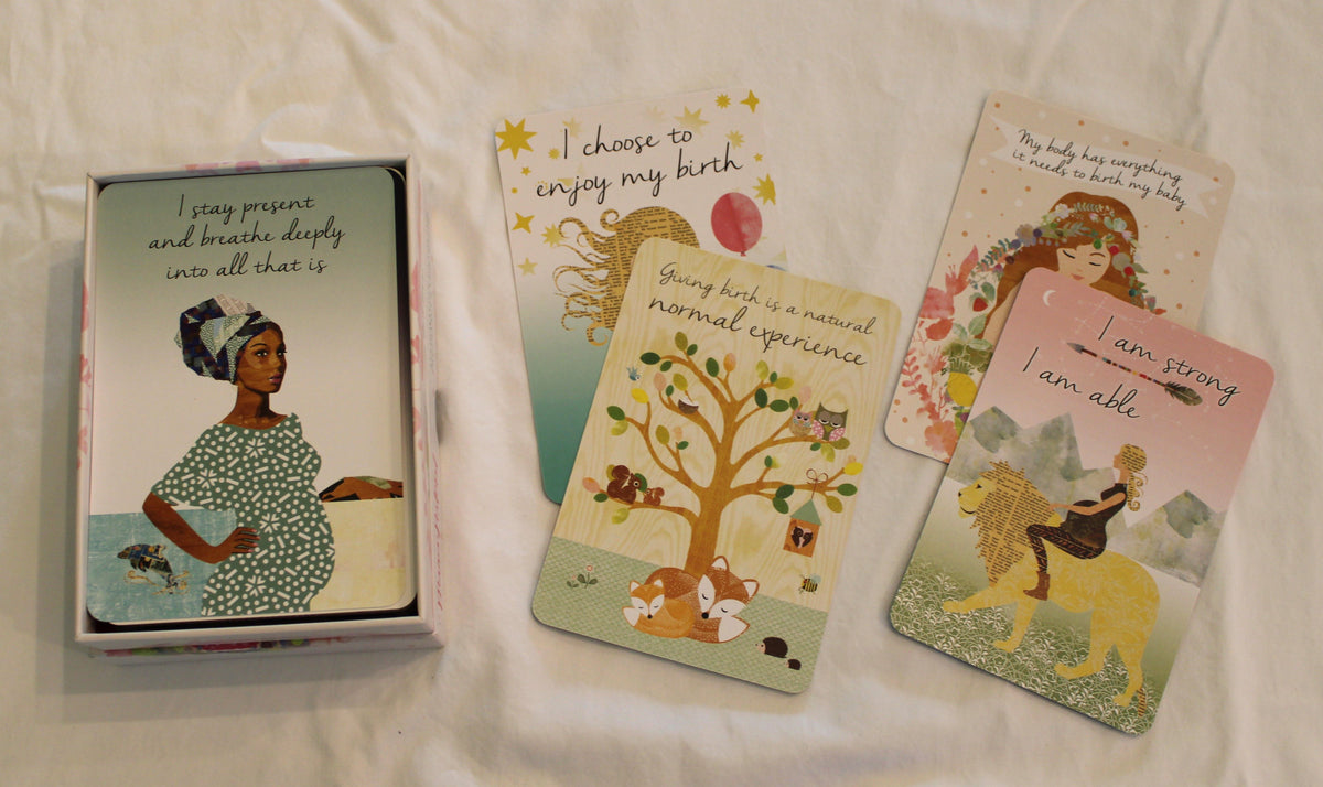 #168 Mama Natural Pregnancy/Labor positive affirmation cards