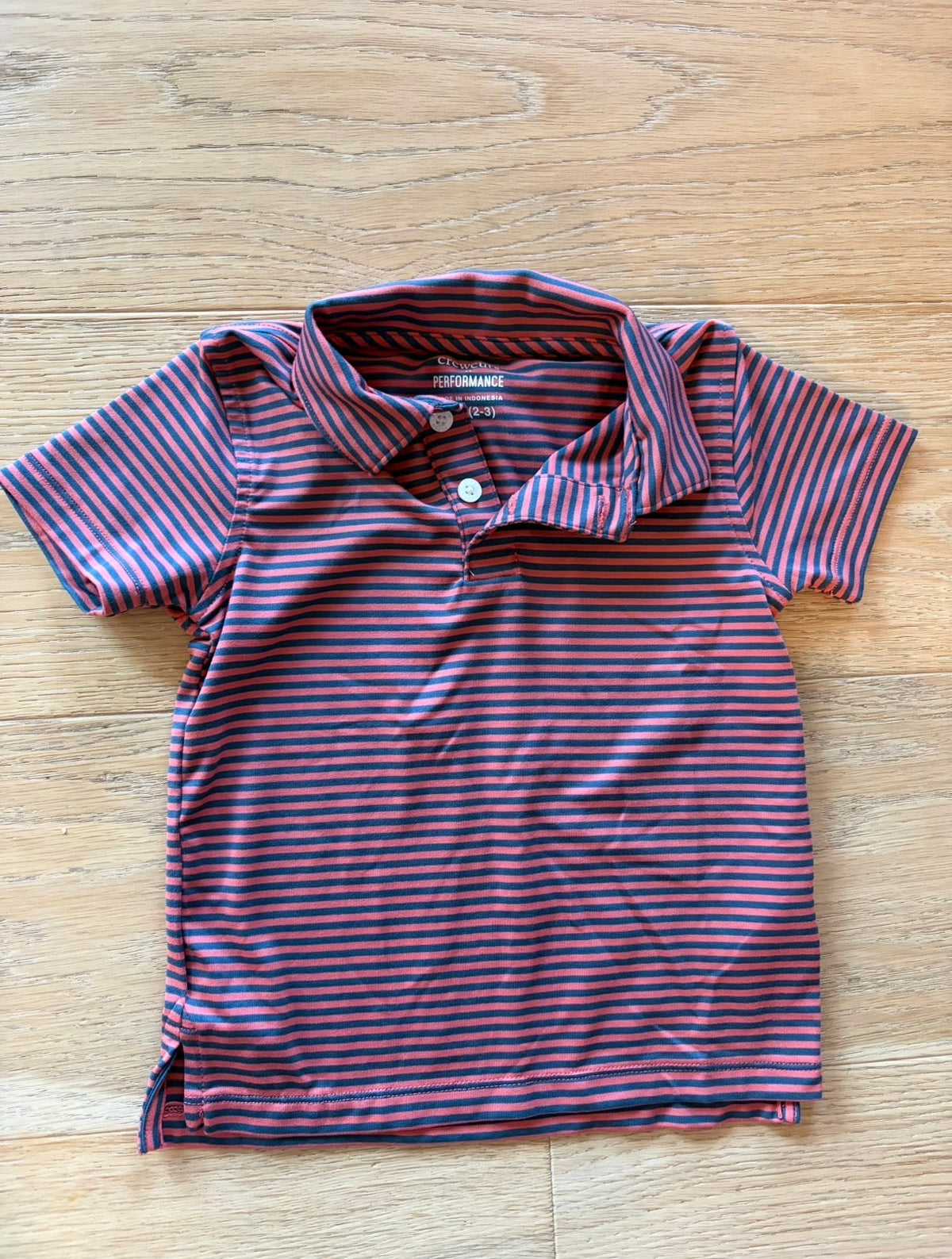 #158 Boys Size XXS/2-3T Crewcuts performance Polo