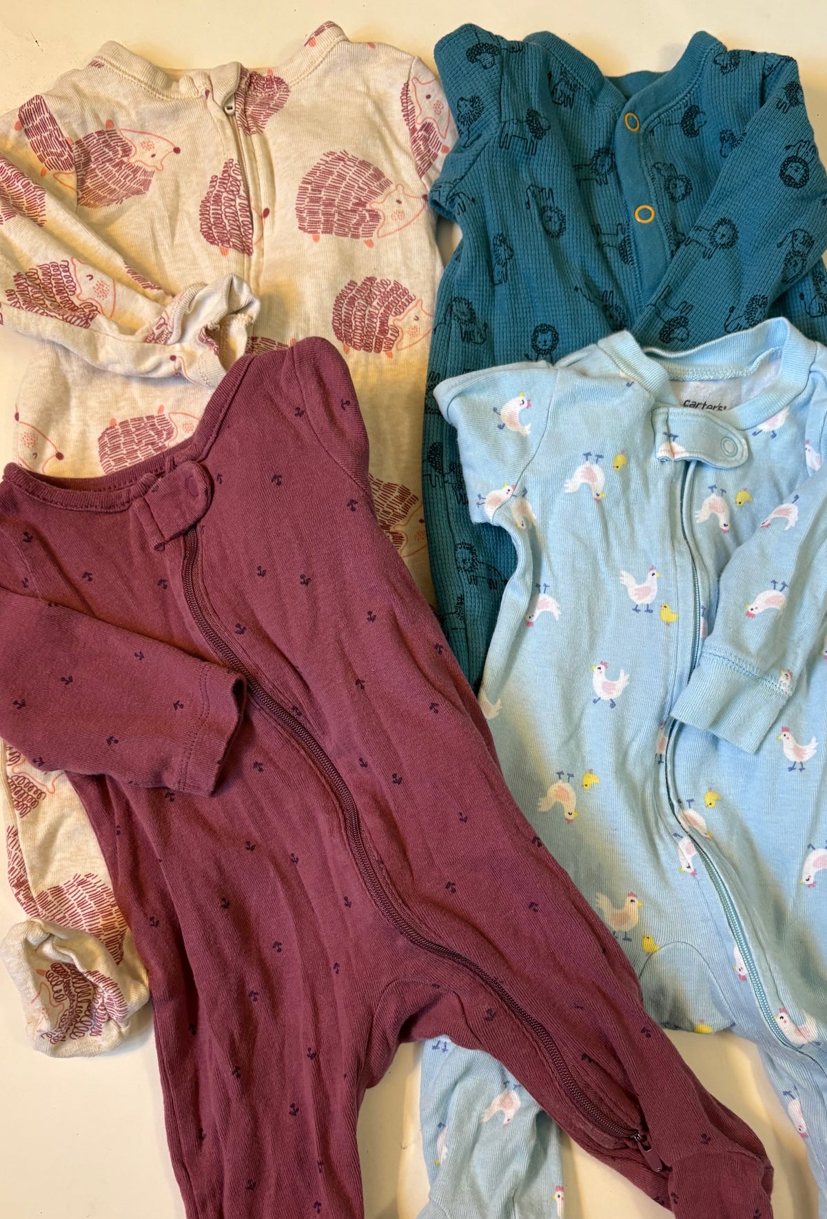 Seller 186 - Girls 3 Month Pjs Bundle ( set of 4) - VGUC