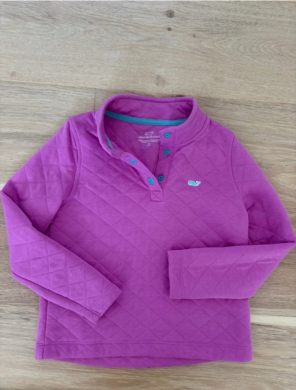 #158 Girls Vineyard Vines size XS/5-6 Purple Pullover