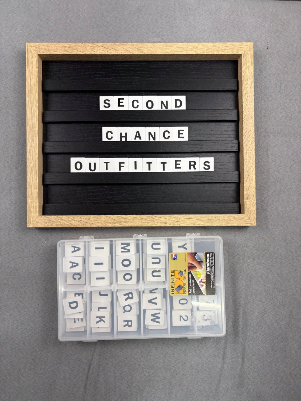 #39 Wooden Letterboard