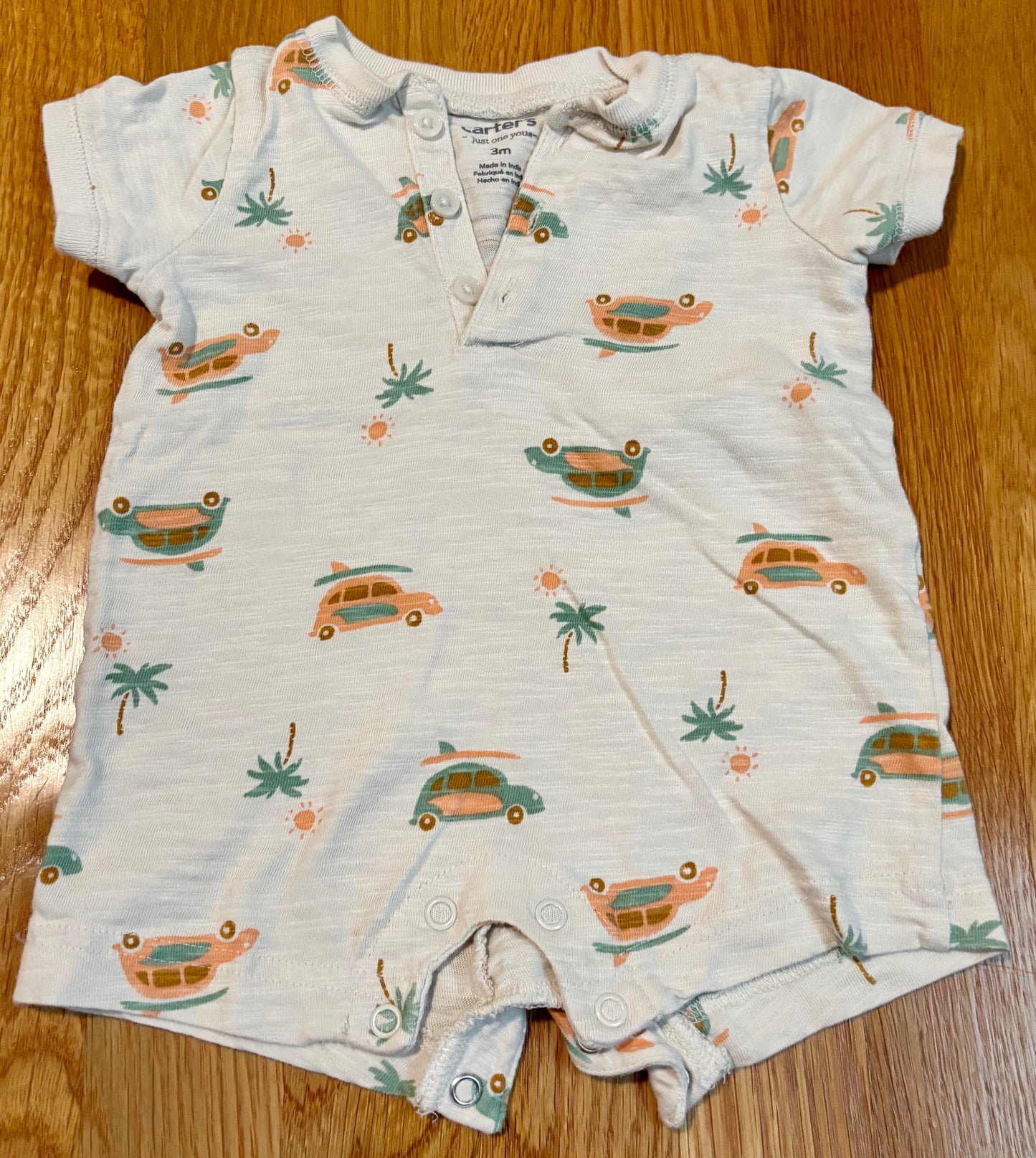 REDUCED Seller #139 Carter's Boys Rompers 3M - set of three