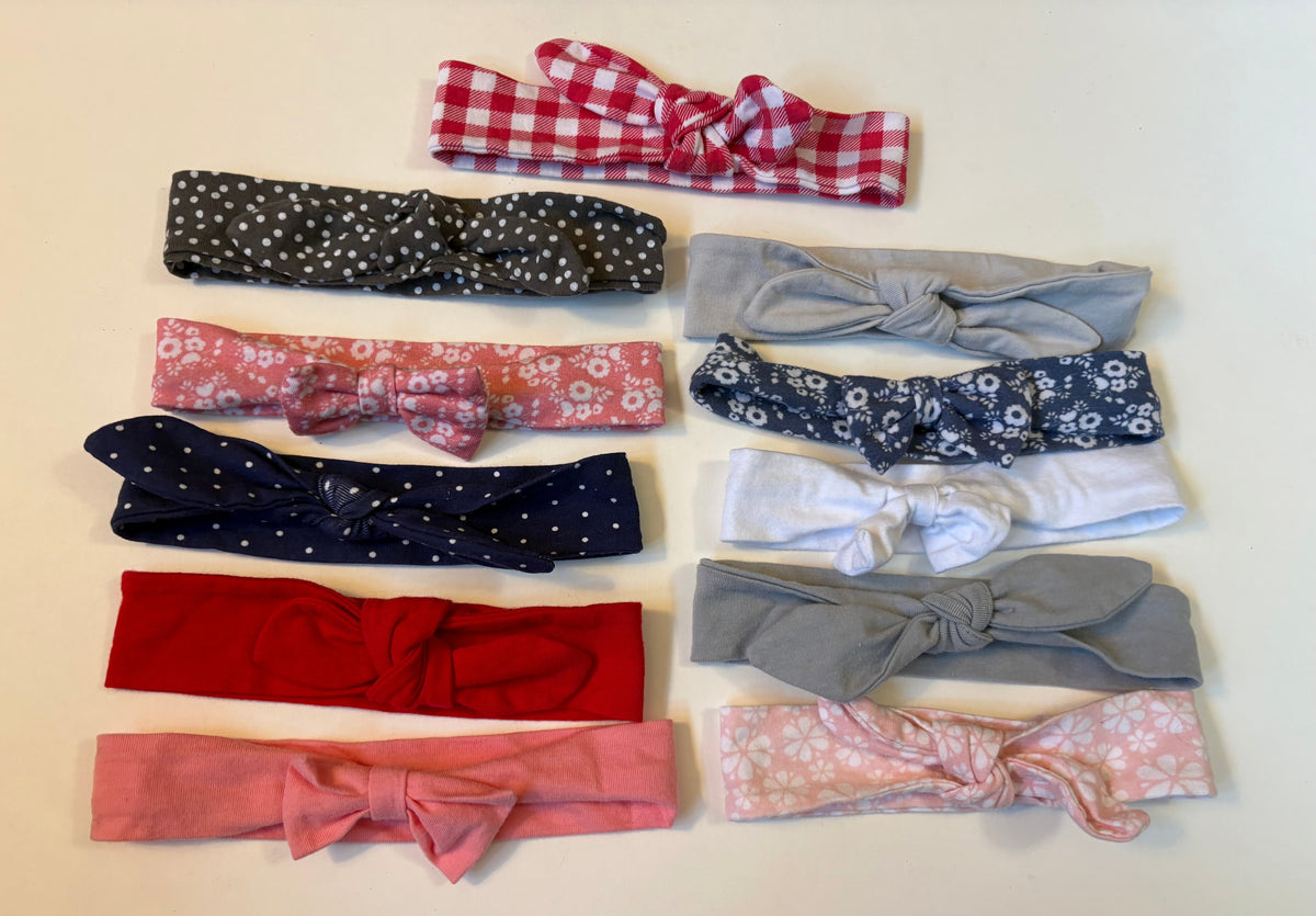 Seller 186 - Baby Girl Headband Set 3-12 Months - EUC
