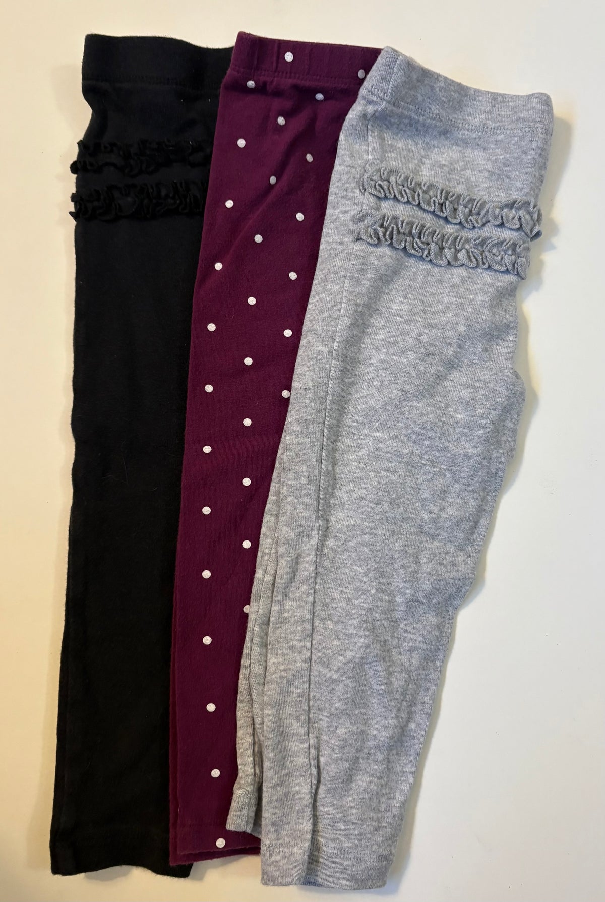 Seller 186 - Girls Leggings 24 Months ( Set of 3)