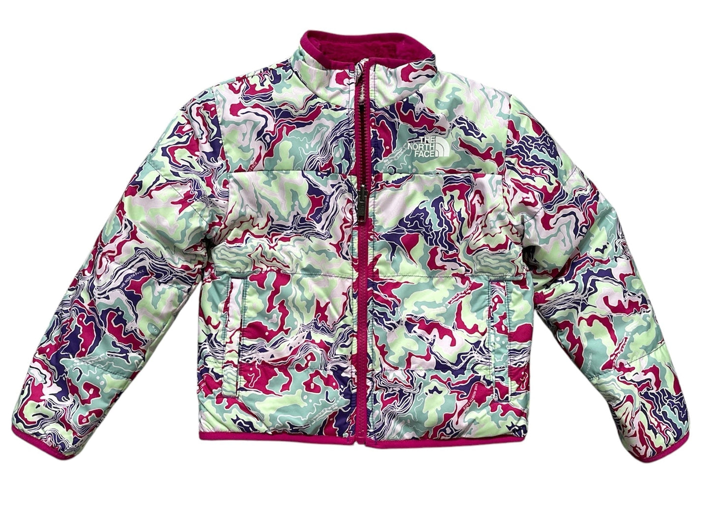 Seller #140 Girls North Face coat (reversible) size 5T