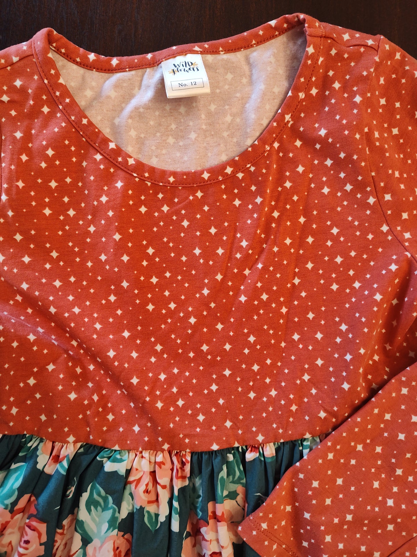 Seller 185: Wildflower Girls Size 12 Floral Dress