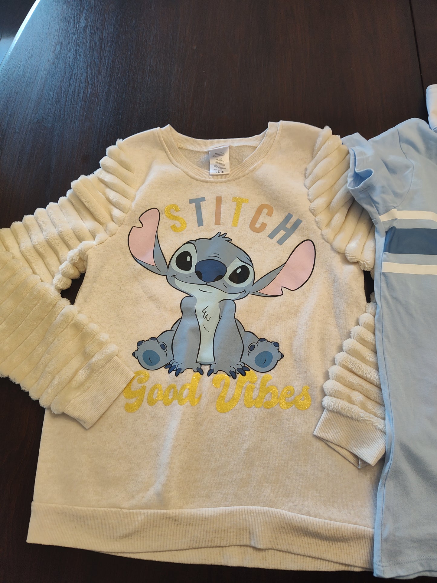 Seller 185: Stitch sweater and shirt size 14/16 shirt NWT
