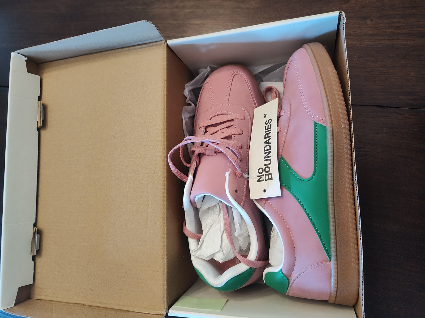 Seller 185: New No Boundries Pink/Green Shoes women's 8
