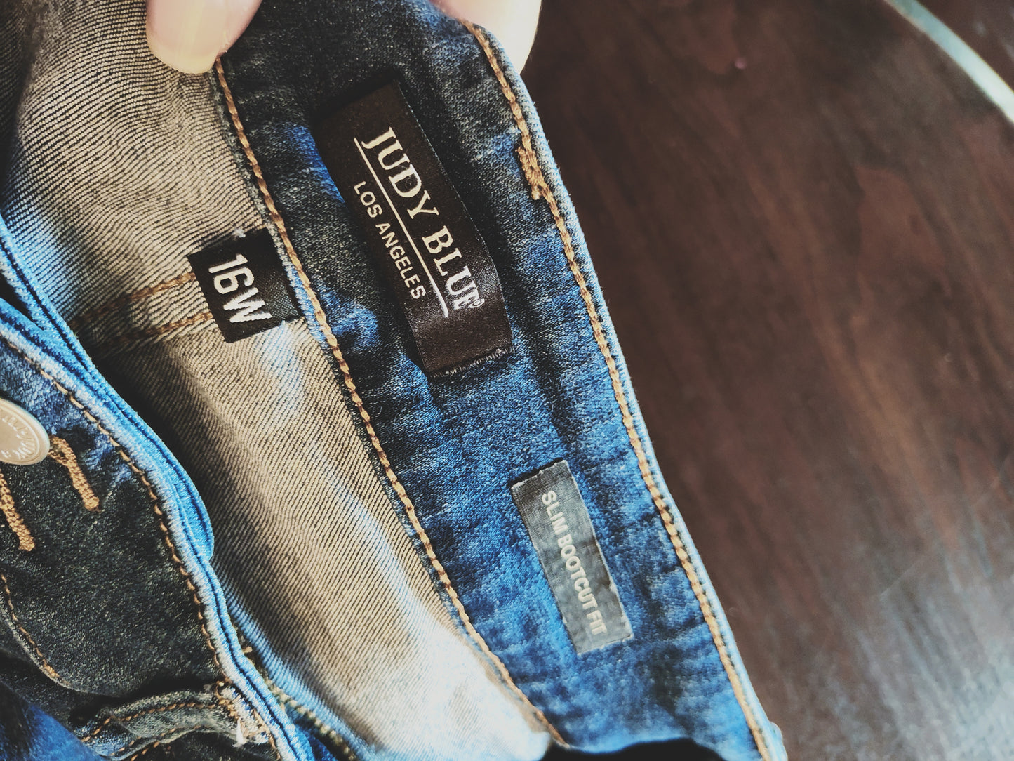 Seller 185: Judy Blue Jeans 16w Slim Bootcut