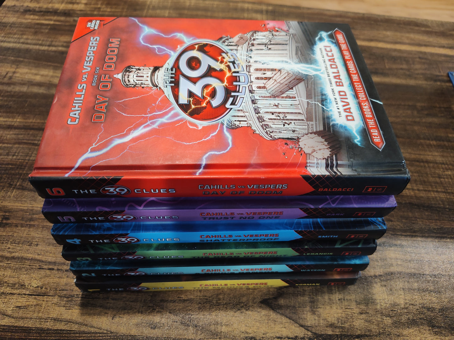 Seller 185: 39 Clues Cahills vs Vespers 6 book set