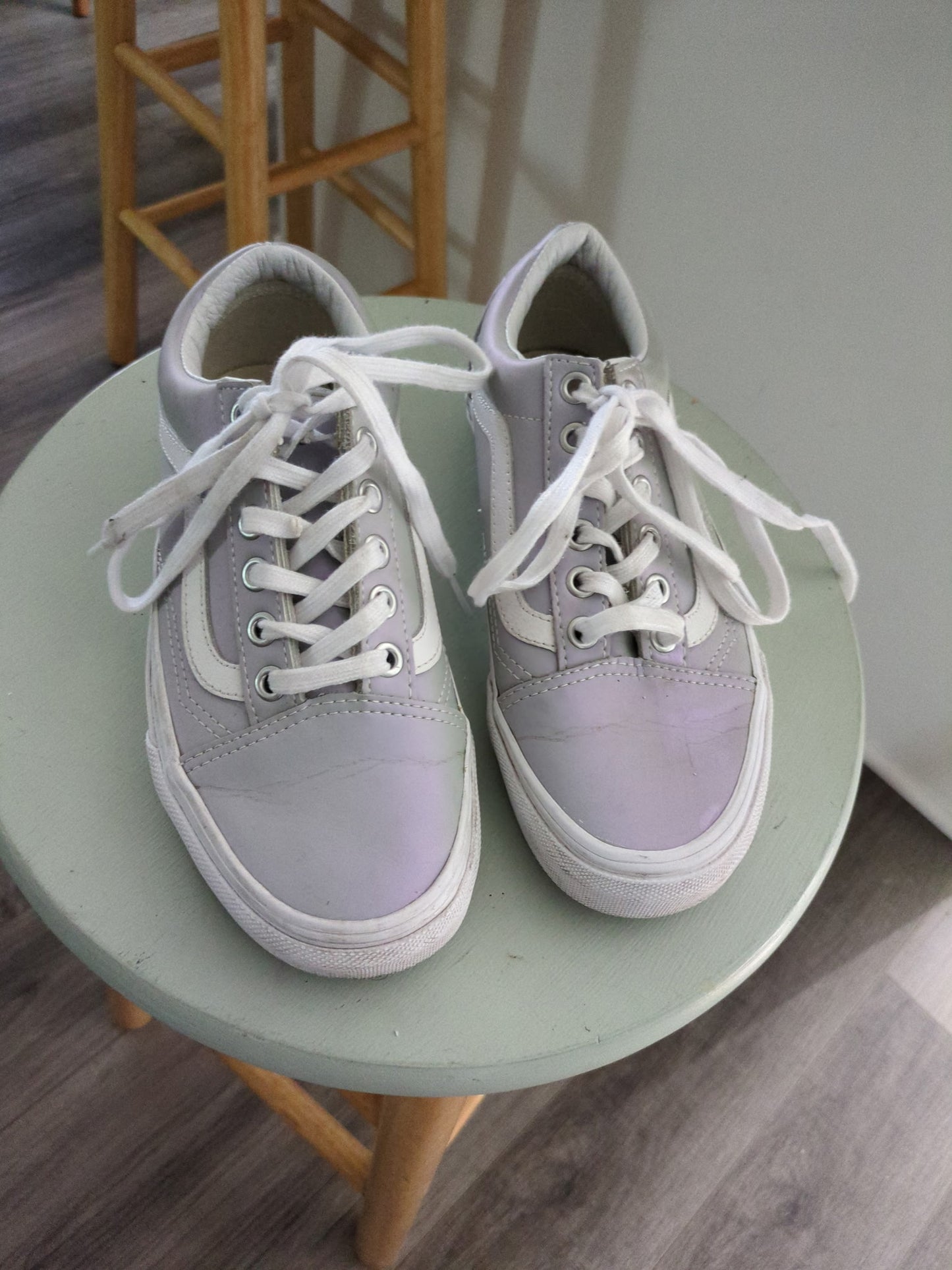 Seller 125 - Purple Iridescent Vans Size Y4