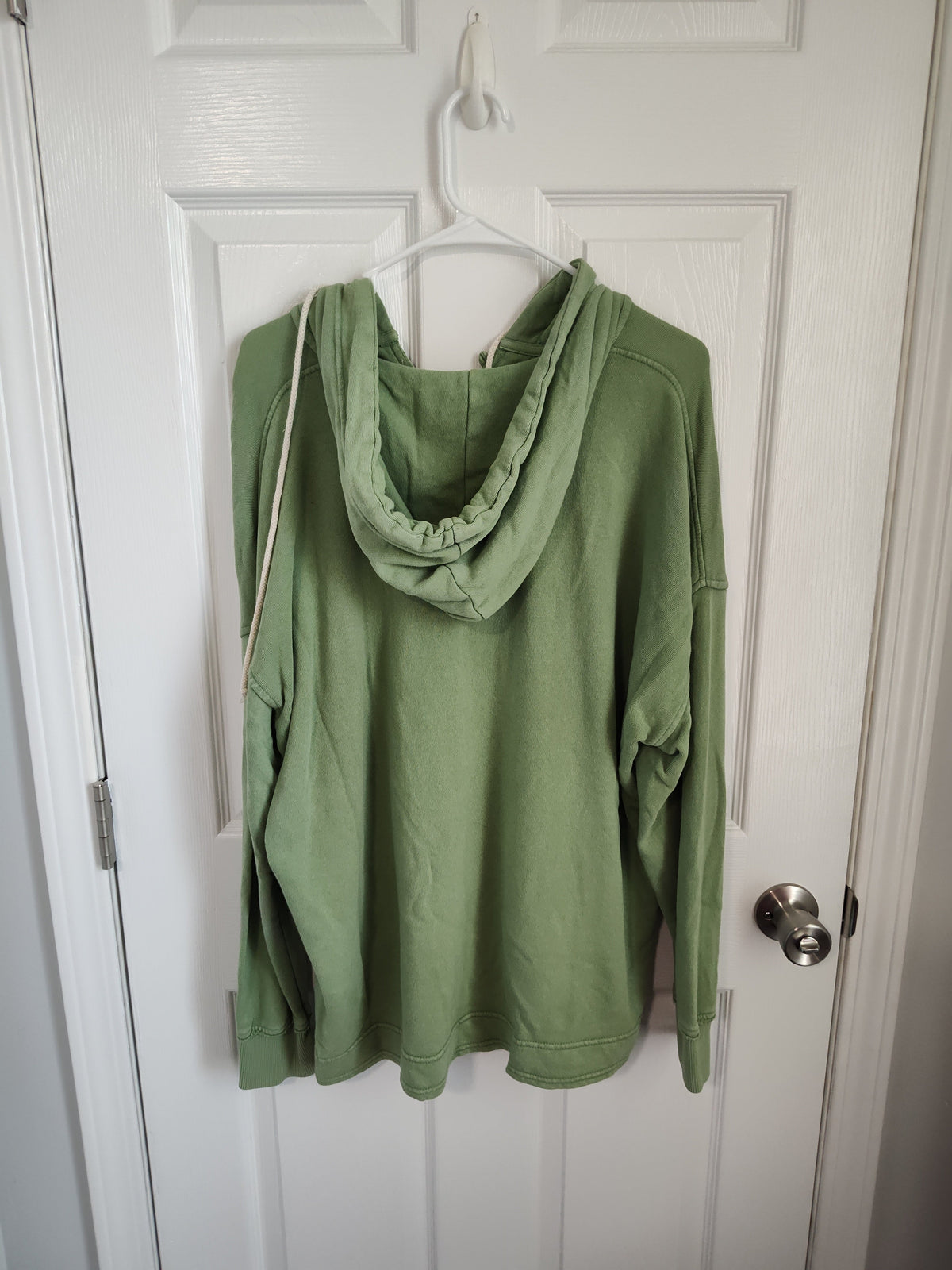 Seller 189: Aerie Women's Henley Hoodie Oversized Size Small