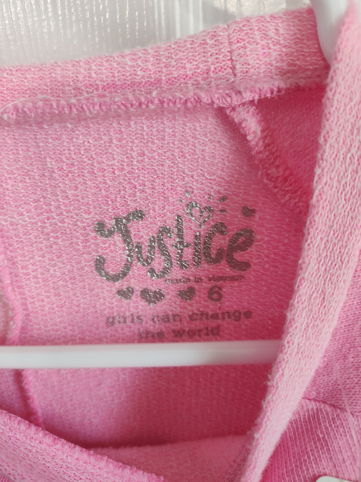 Seller 189: Justice Softball girl's size 6 shirt