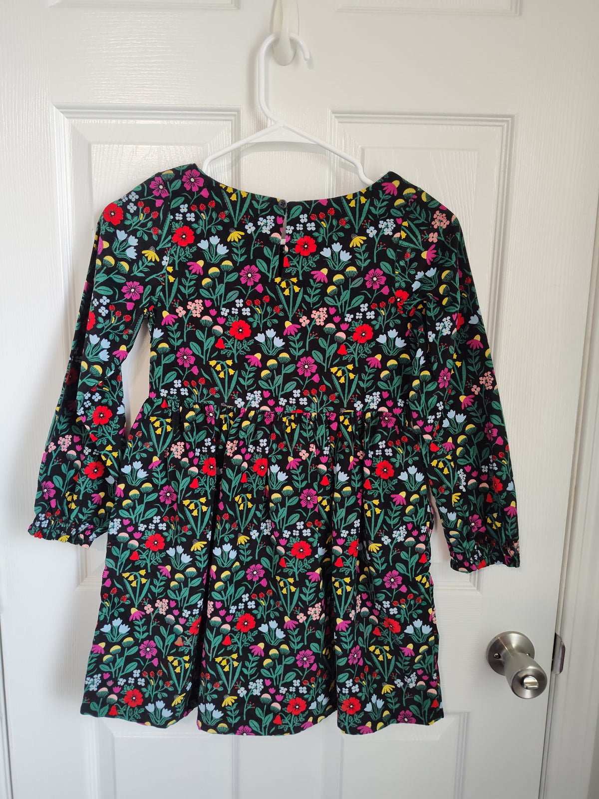 Seller 189: Hanna Andersson Floral Dress Girl's size 8