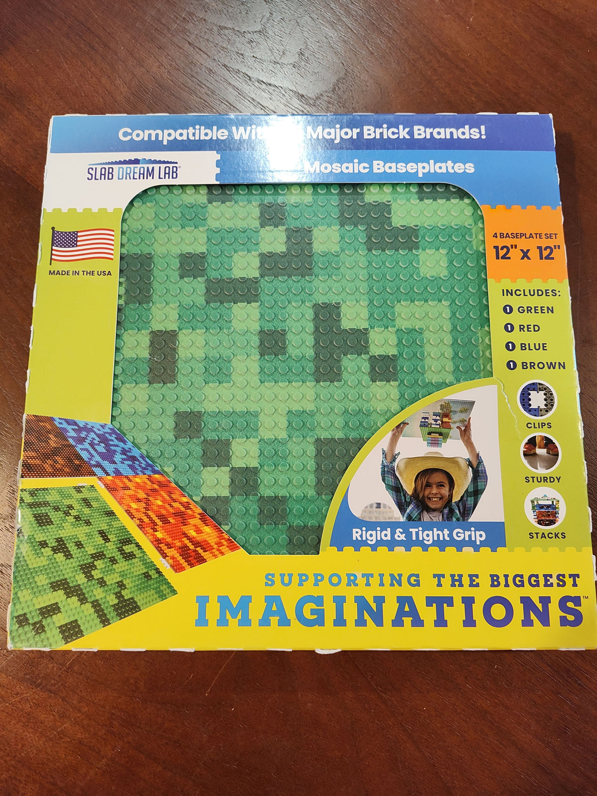 Seller 189: Baseplates for legos x 4 (non-lego brand, compatible with lego and other brands)