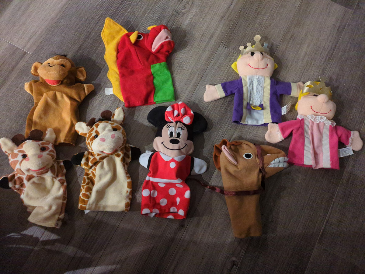 Seller 123 - Bundle of Cloth Hand Puppets