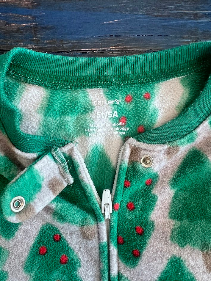 Seller #94: Toddler Christmas Footie Pajamas, 5T