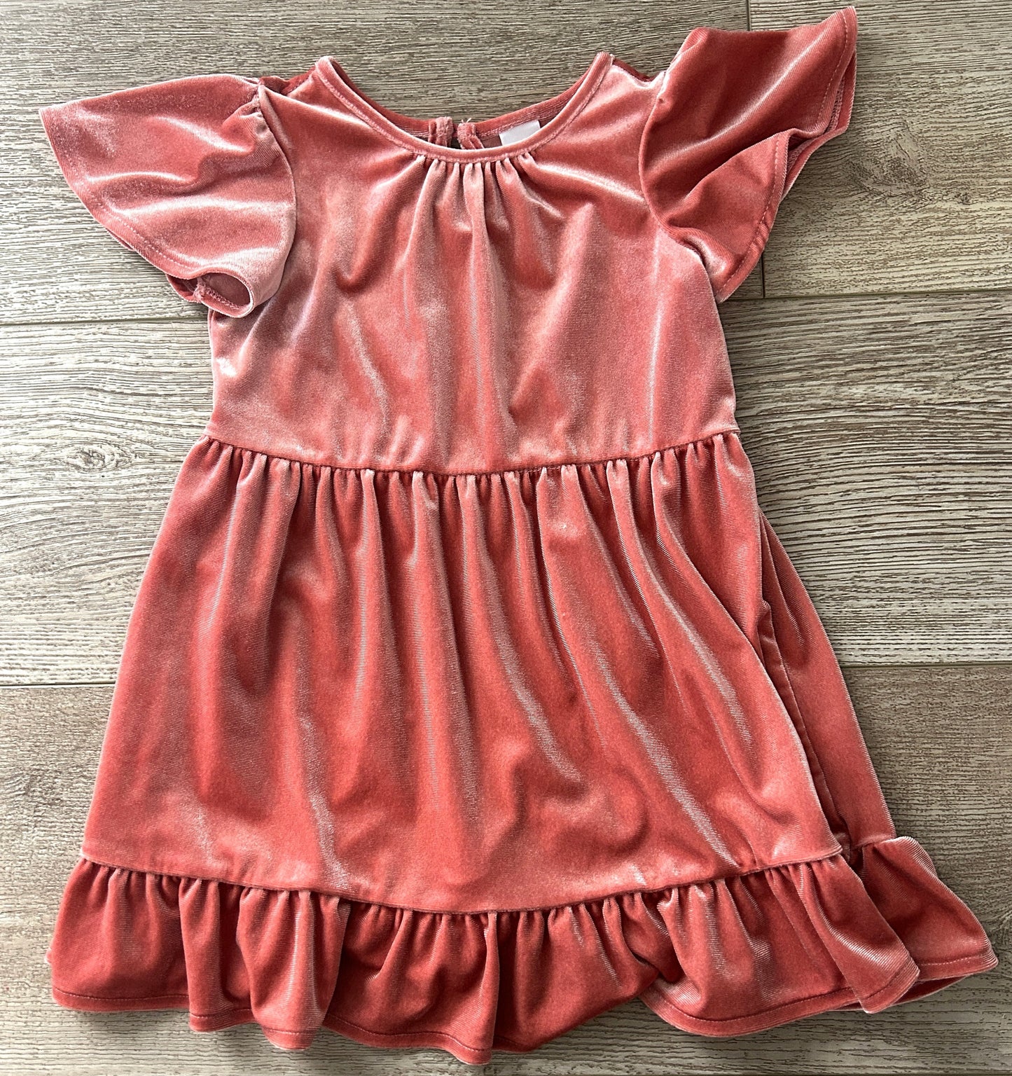 #15 ON 2t Shiny Velour Dress