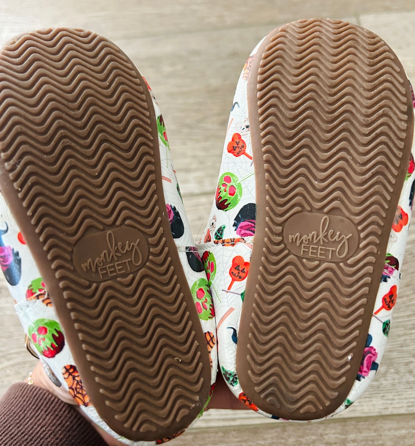 #15 *Reduced* Monkey Feet (2-3Y fits 6/7c) Halloween Disney Treat Shoes