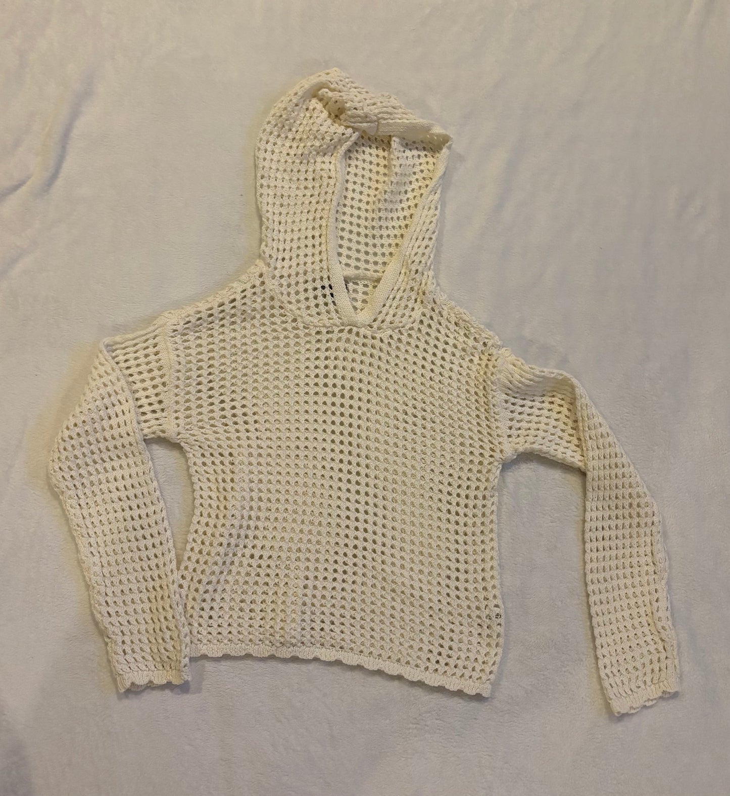 Seller #80 - Girls size XL (14) long sleeve cream sweater *Reduced*