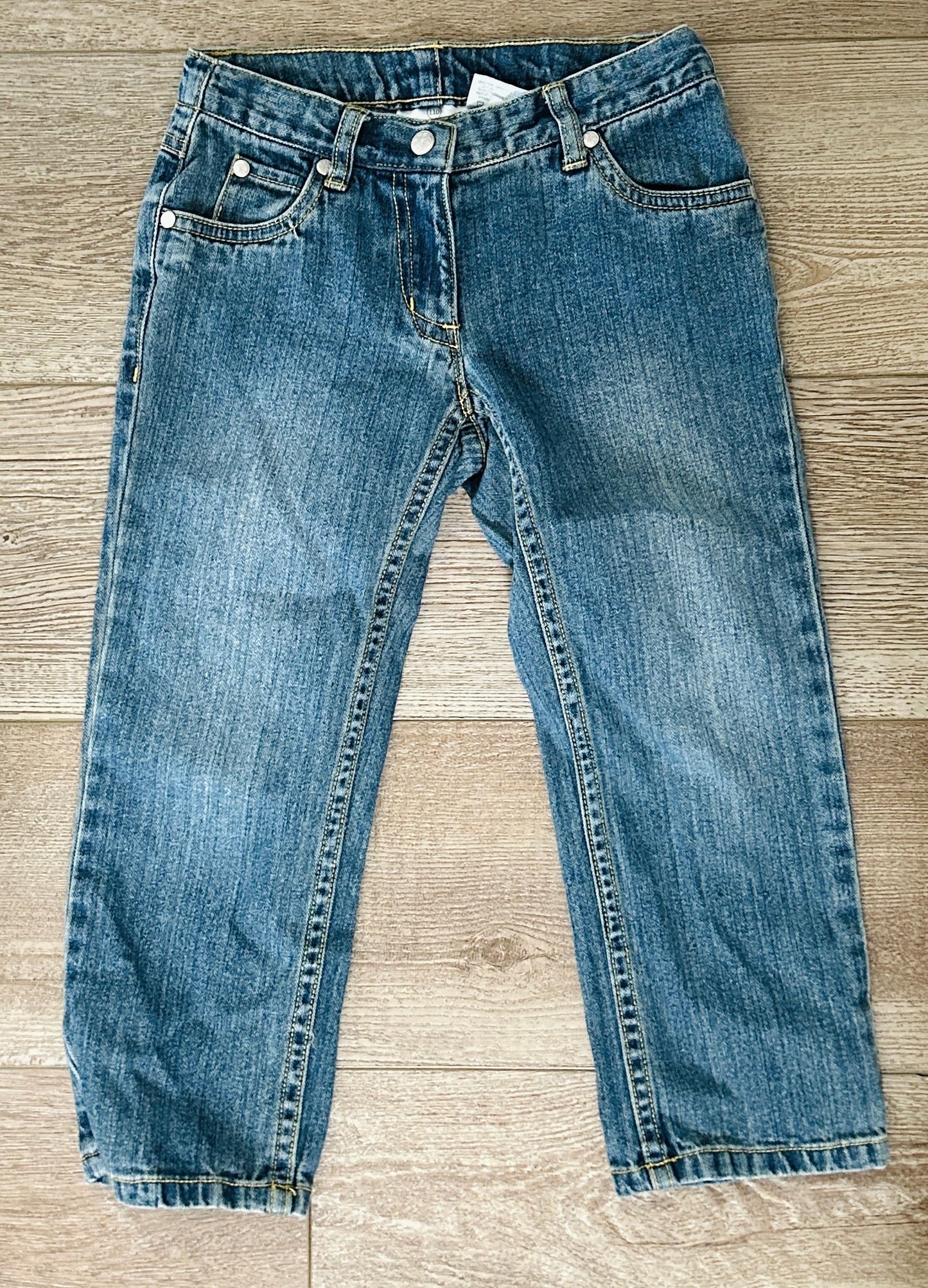 #15 HA 110 (5t) Girls Straight Cut Jeans with Adjustable Waist