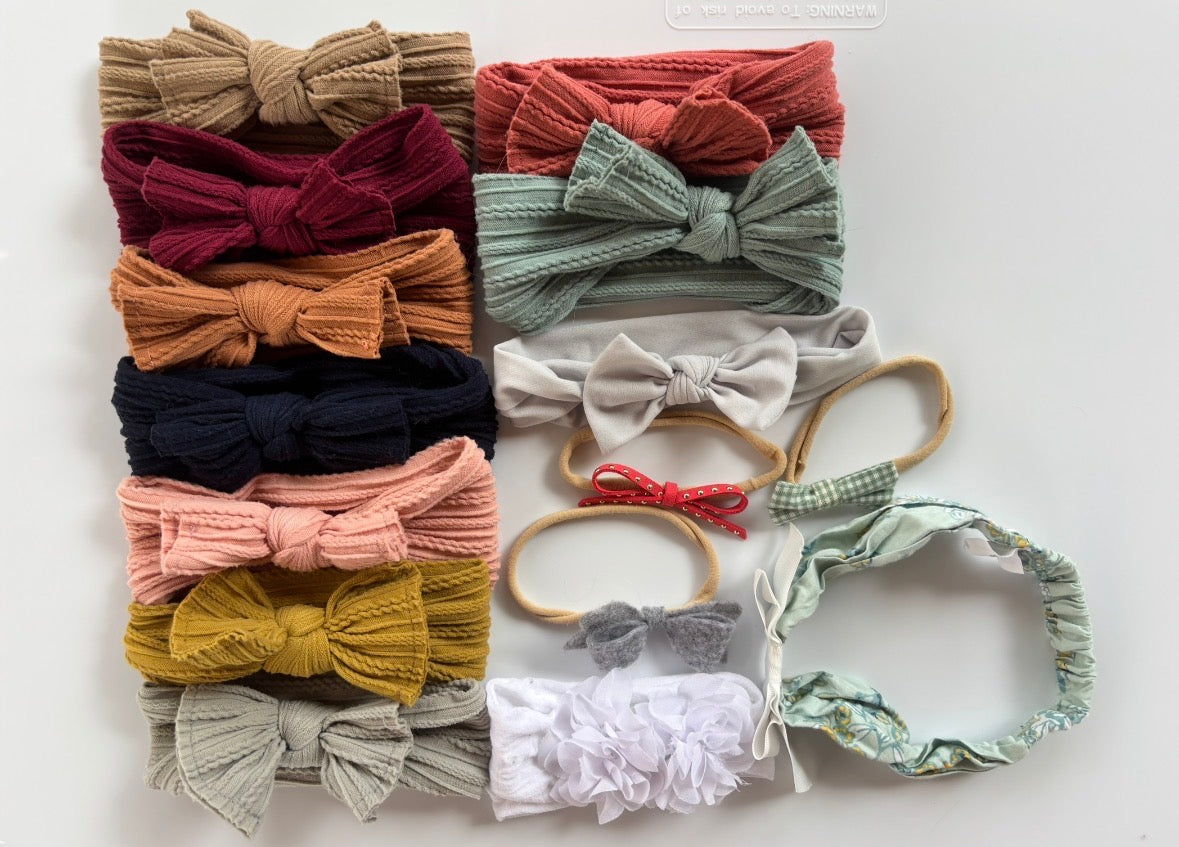 #119 infant bows bundle