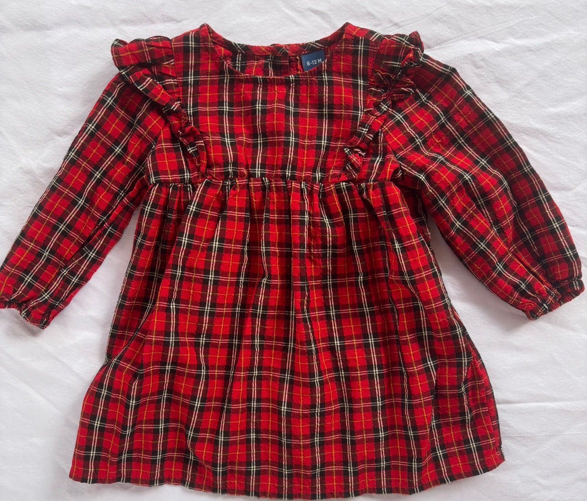 #119 Old Navy Girls Holiday Shirt 6-12 month