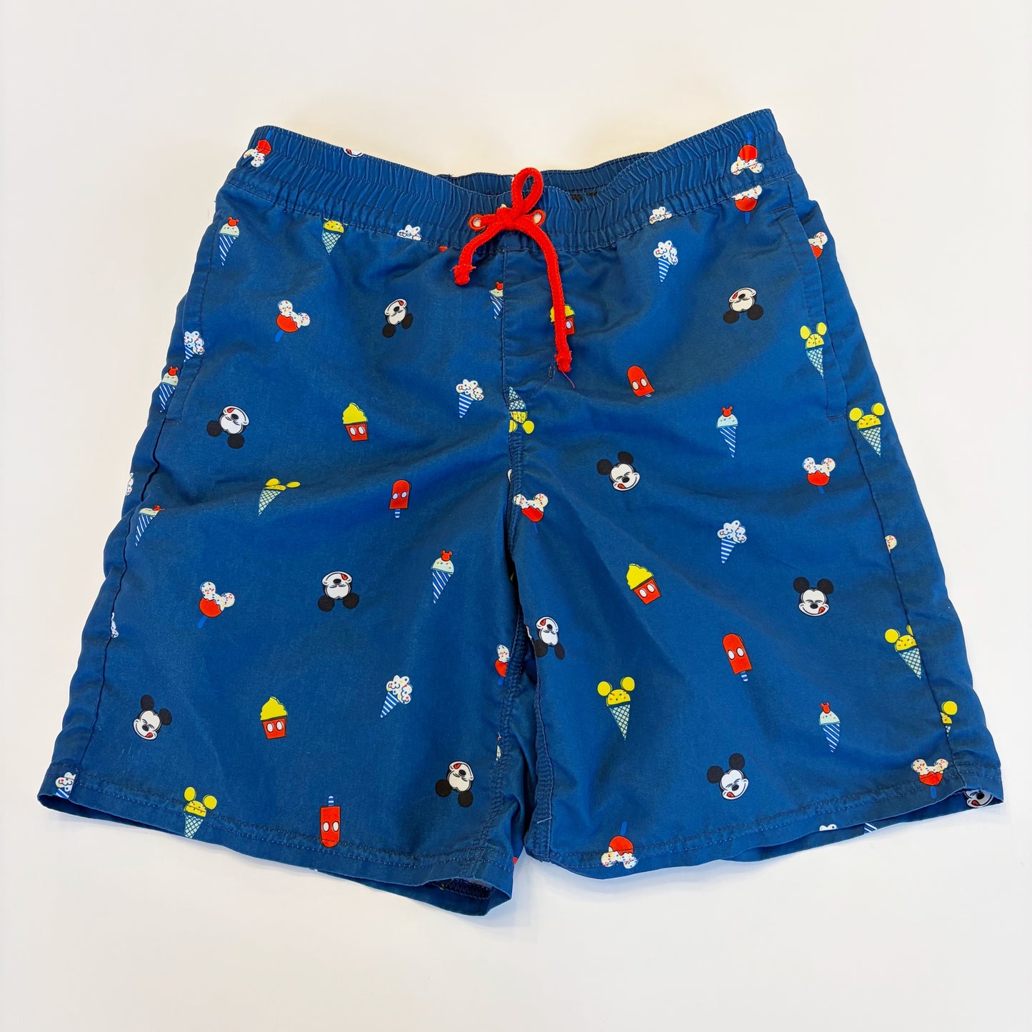 #79 | Size 7/8 | Disney Boys Mickey Ice Cream Swim Trunks