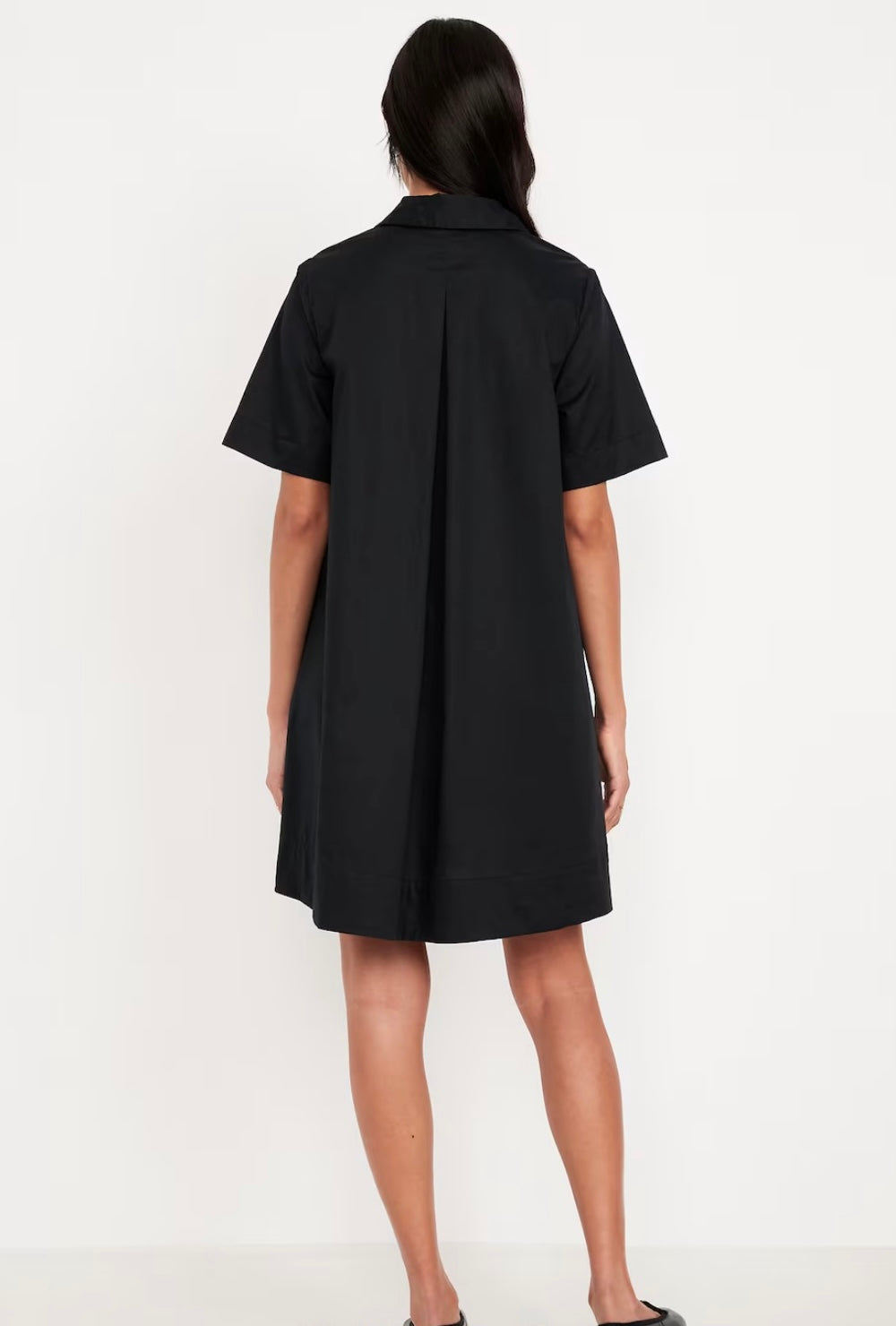 Seller 189 Women's Large Old Navy Mini Swing Shirt Dress NWT