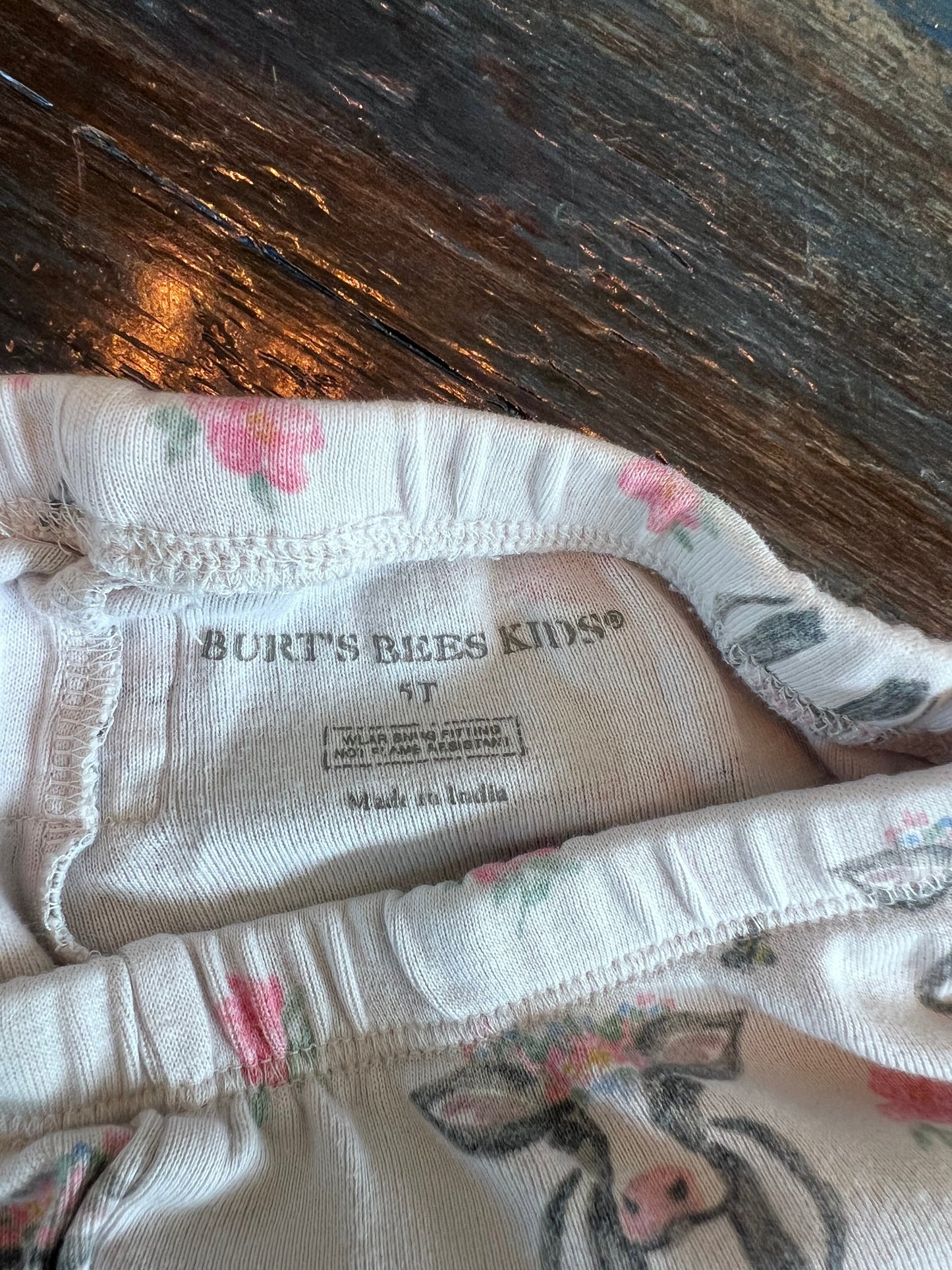 Seller #94: Burts Bees Cow Pajamas, Girls 5T