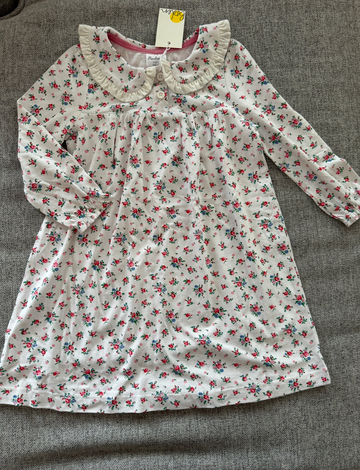 REDUCED # 92 girls Boden 2/3 t NEW flower nightgown