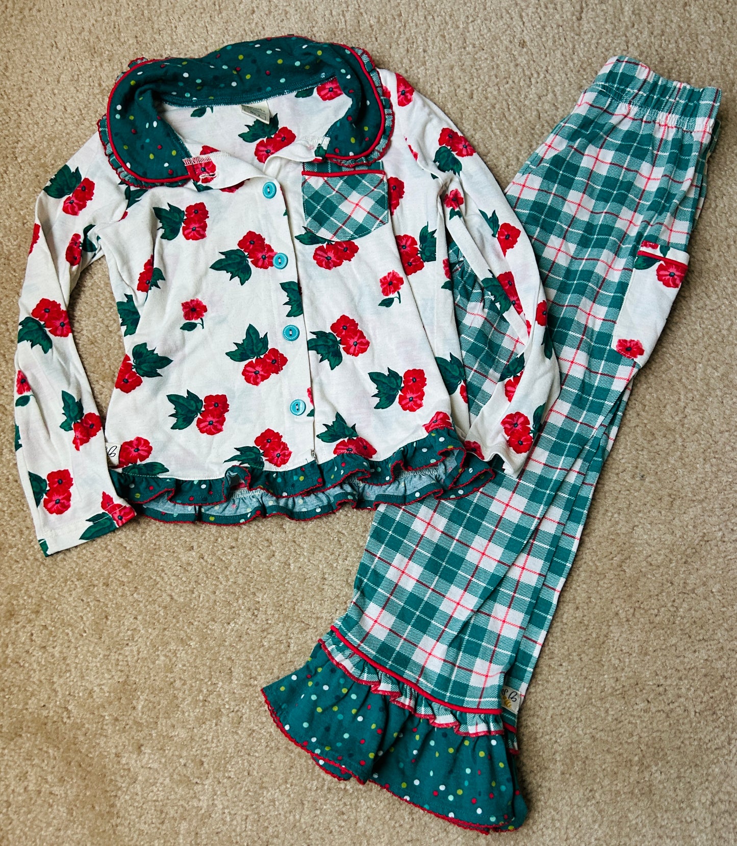 #15 Wildflowers 6Y Floral Pajamas