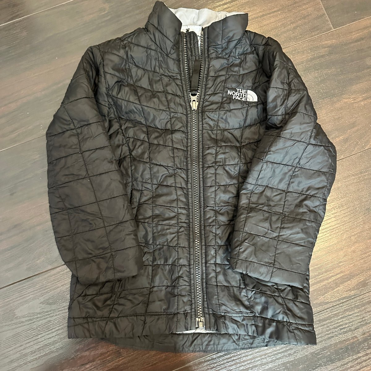 #48 North Face Black Jacket Girls 5t