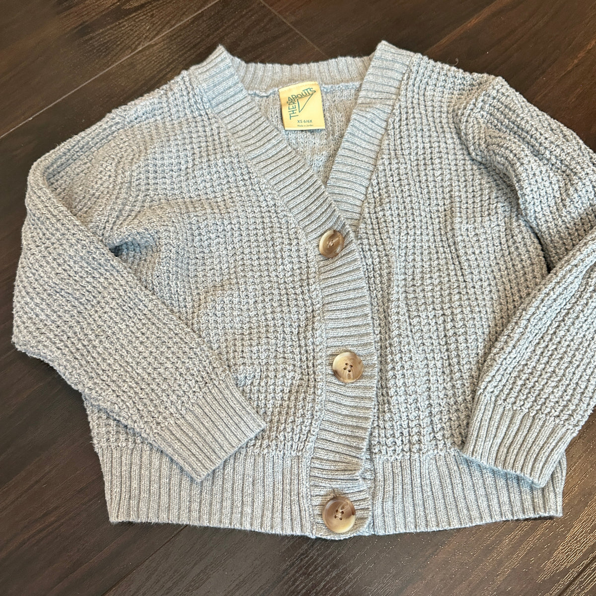 #48 Thereabouts Gray Sweater Girls 6x