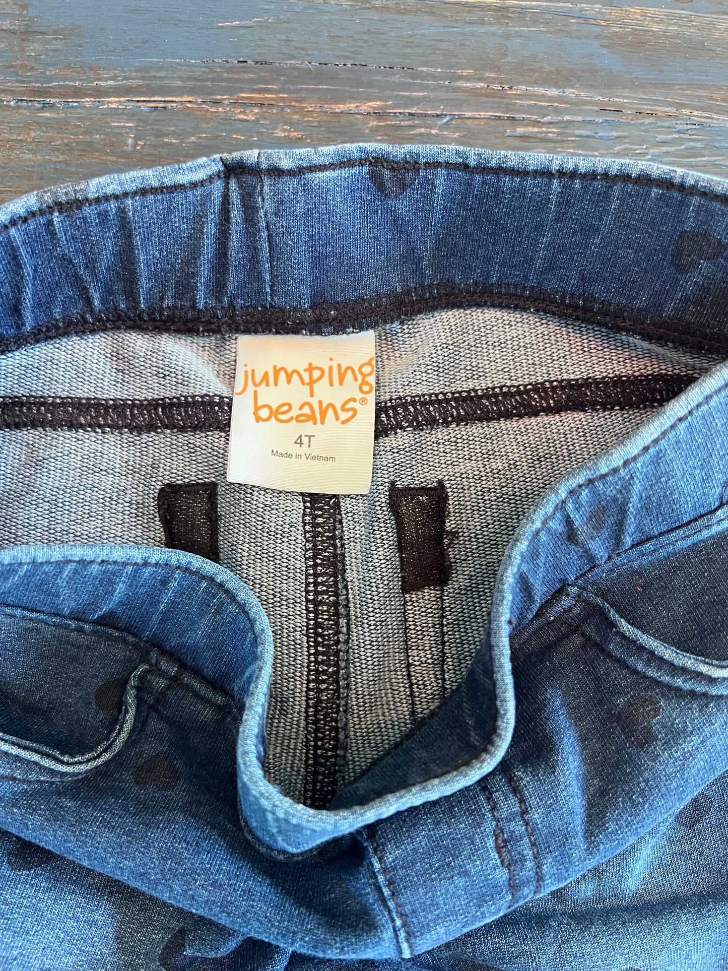 Seller #94: Jumping Beans Heart Jeggings, Girls 4T