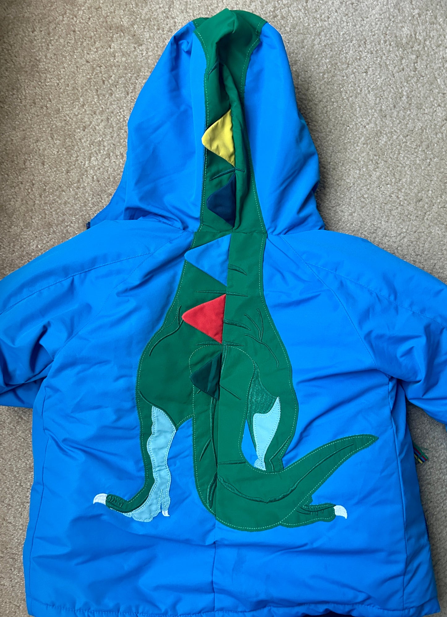 #15 *Reduced* Boden 3/4Y Dinosaur Winter Jacket VGUC