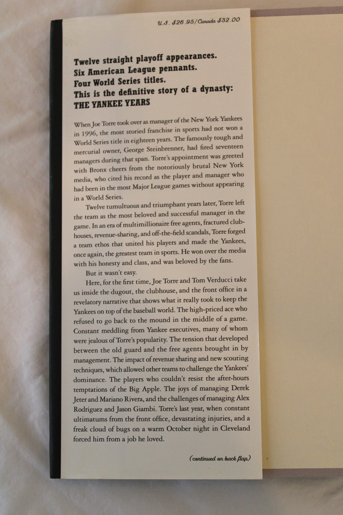 #168 The Yankee Years - hardback