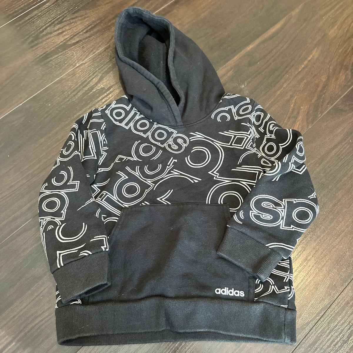 #48 Adidas black hoodie 3t