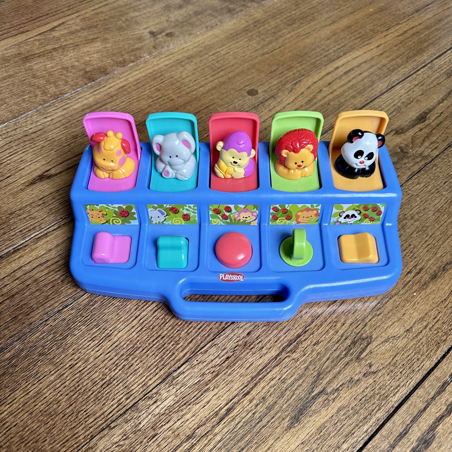 #113 Playskool Busy Poppin’ Pals Pop-Up Activity Toy for Babies and Toddlers
