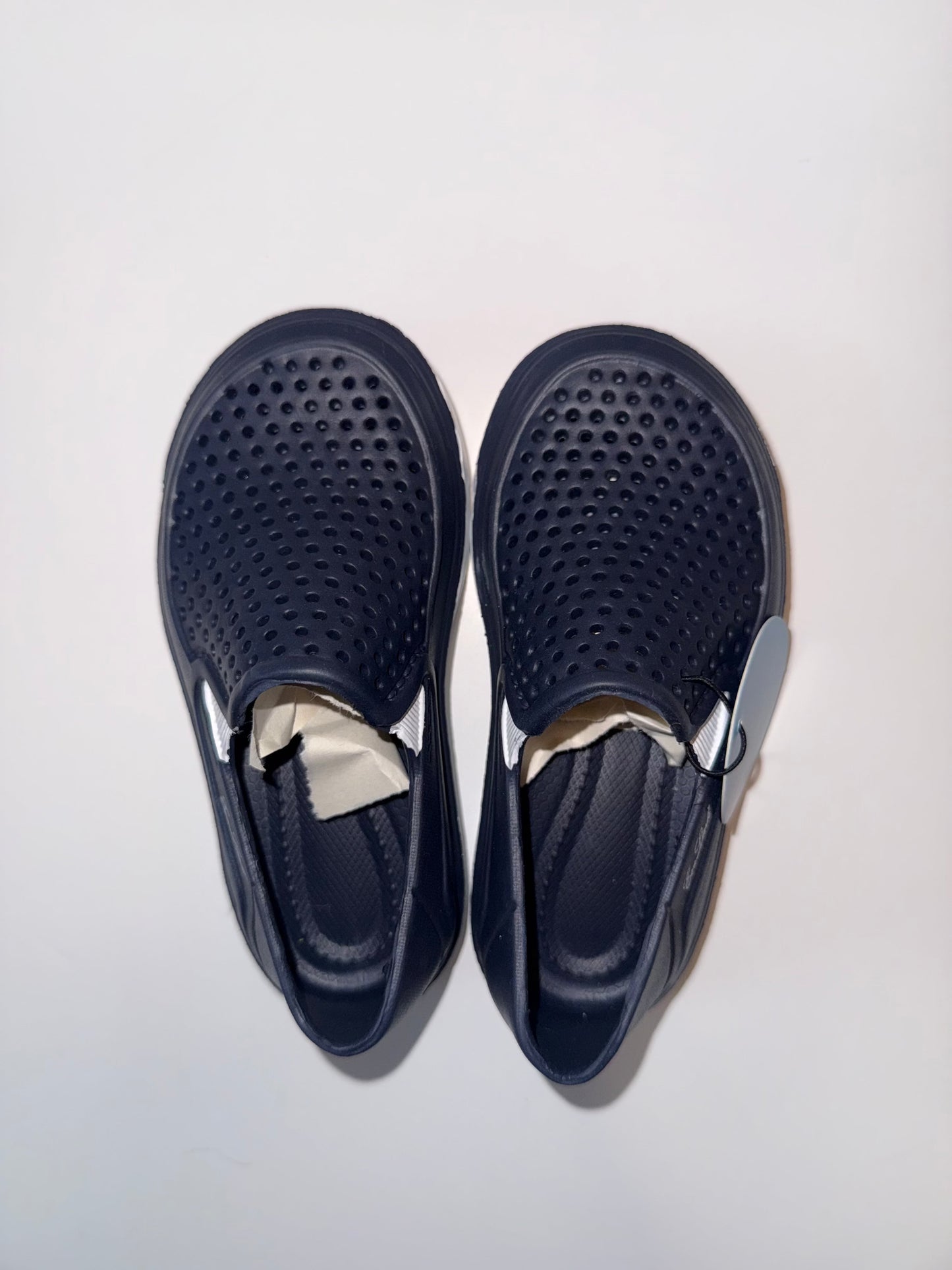 Seller 106: Toddler 8 Navy Rubber Loafers (Croc Dupe) NWT