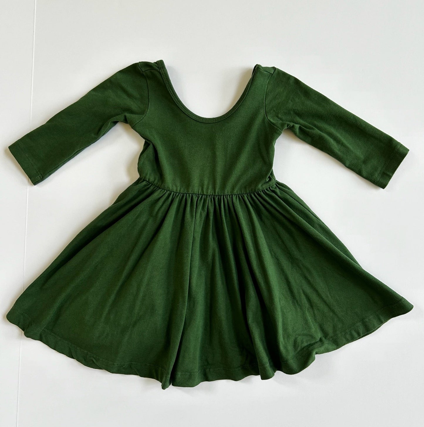 Seller #105 - 2T Girls Green Alice and Ames Dress GUC to VGUC