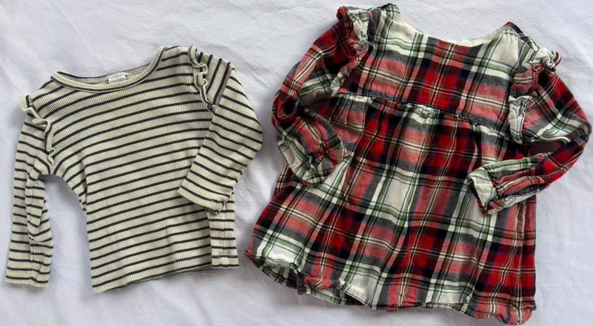 #119 Girls longs sleeve bundle 12 months
