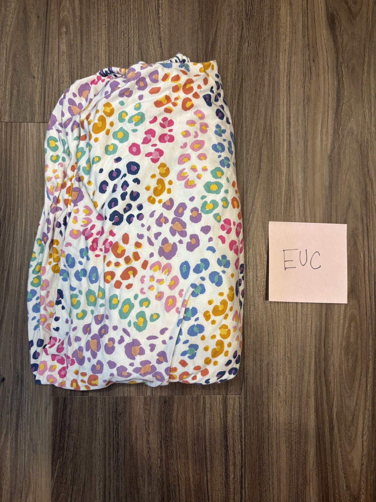 #138 - EUC Bamboo (Little Sleepies) Rainbow Leopard Crib Sheet