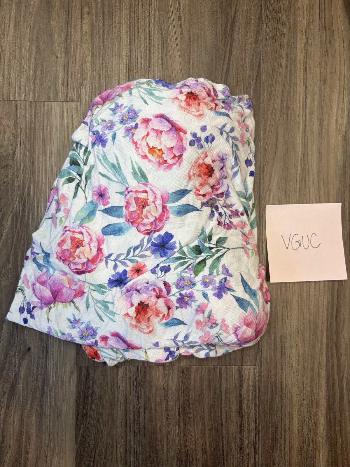#138 - VGUC Milk + Coco Bamboo Floral Crib Sheet