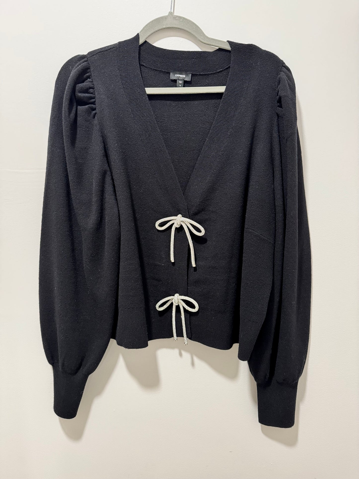 *REDUCED* #108 Women's Express Embellished Cardigan Sweater VGUC Size XL