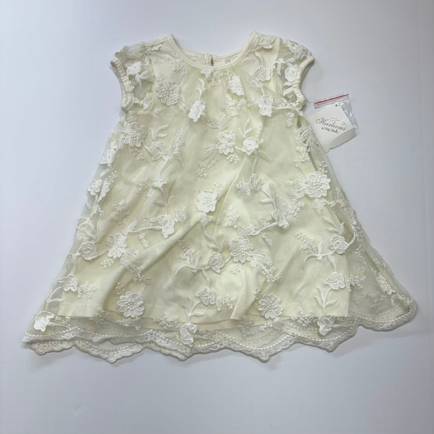 Seller 189 Girls 12m Heirlooms by Polly Flinders Lace Dress with Bloomers NWT