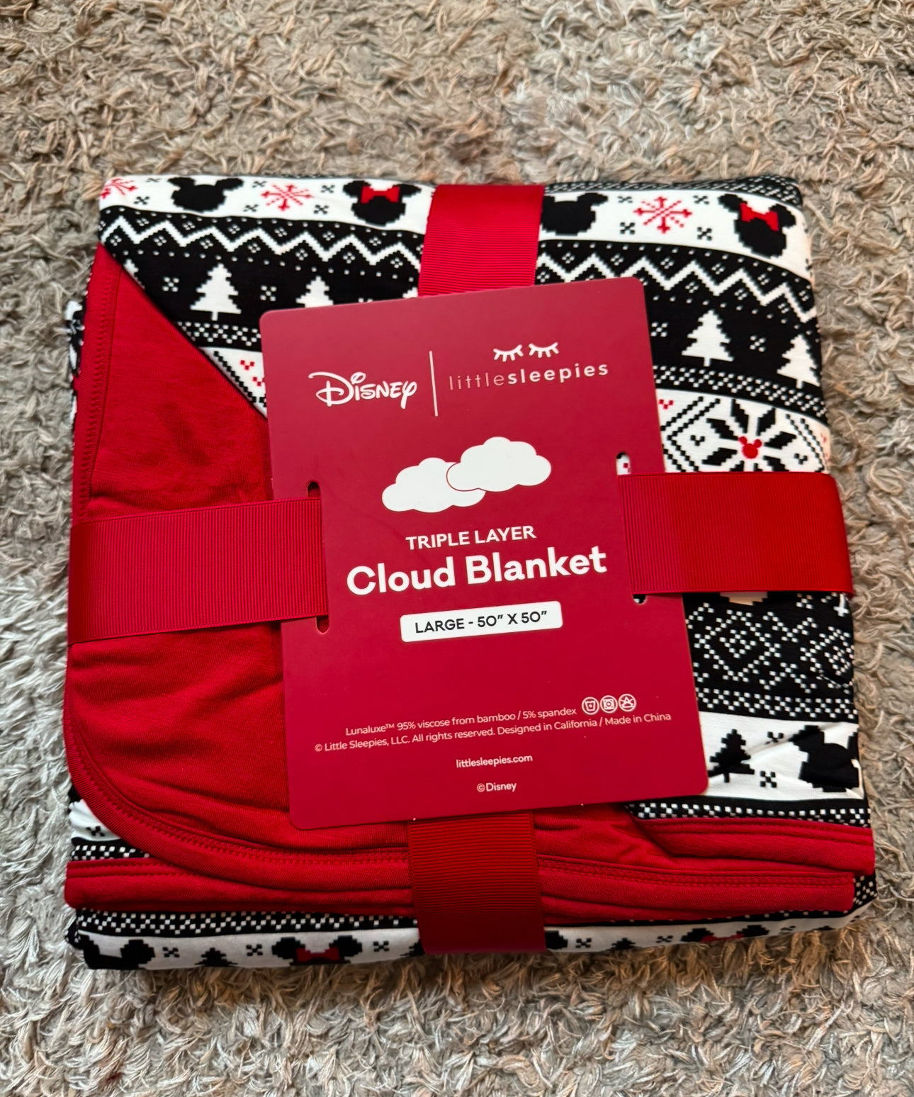 #74-Little Sleepies Cloud Blanket **NWT